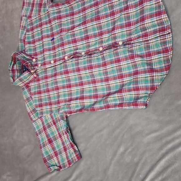 Ralph Lauren Boys button-down short sleeve size small 8/10 - Picture 3 of 13
